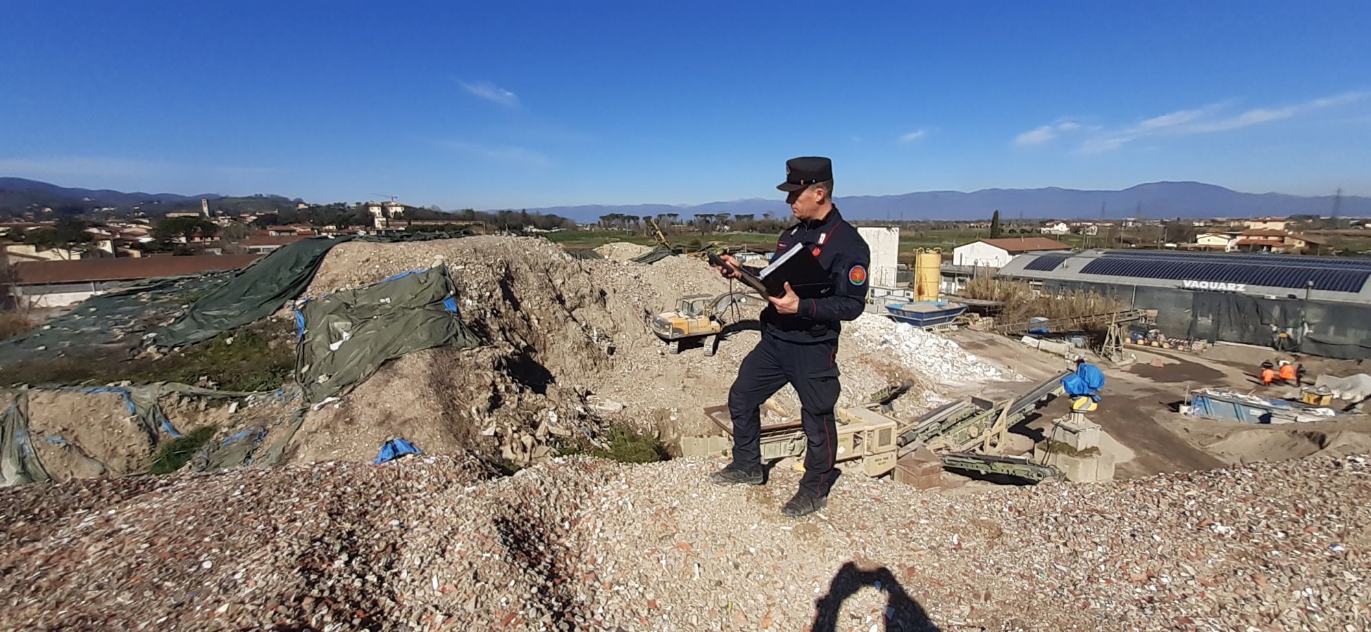 Rifuti, eccessive polveri dall’impianto: blitz dei Forestali