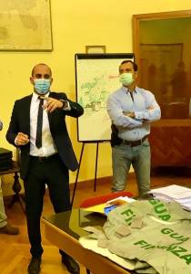foto Cap.Scimeca briefing prima dellintervento