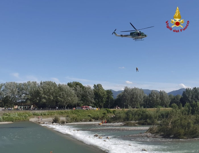 15enne salvato nel fiume Serchio