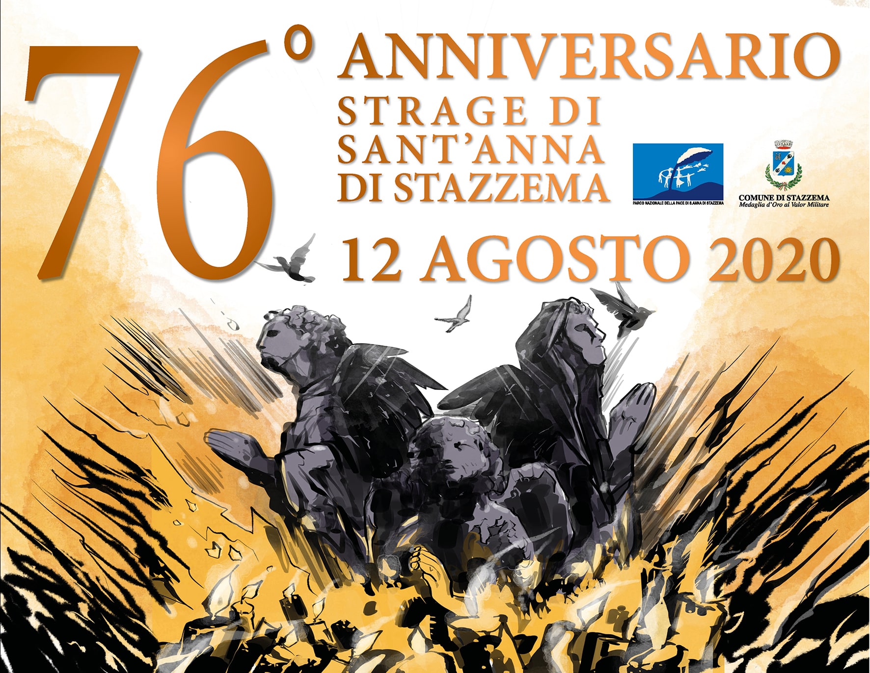 La cerimonia del 12 agosto 2020 a Sant’Anna di Stazzema