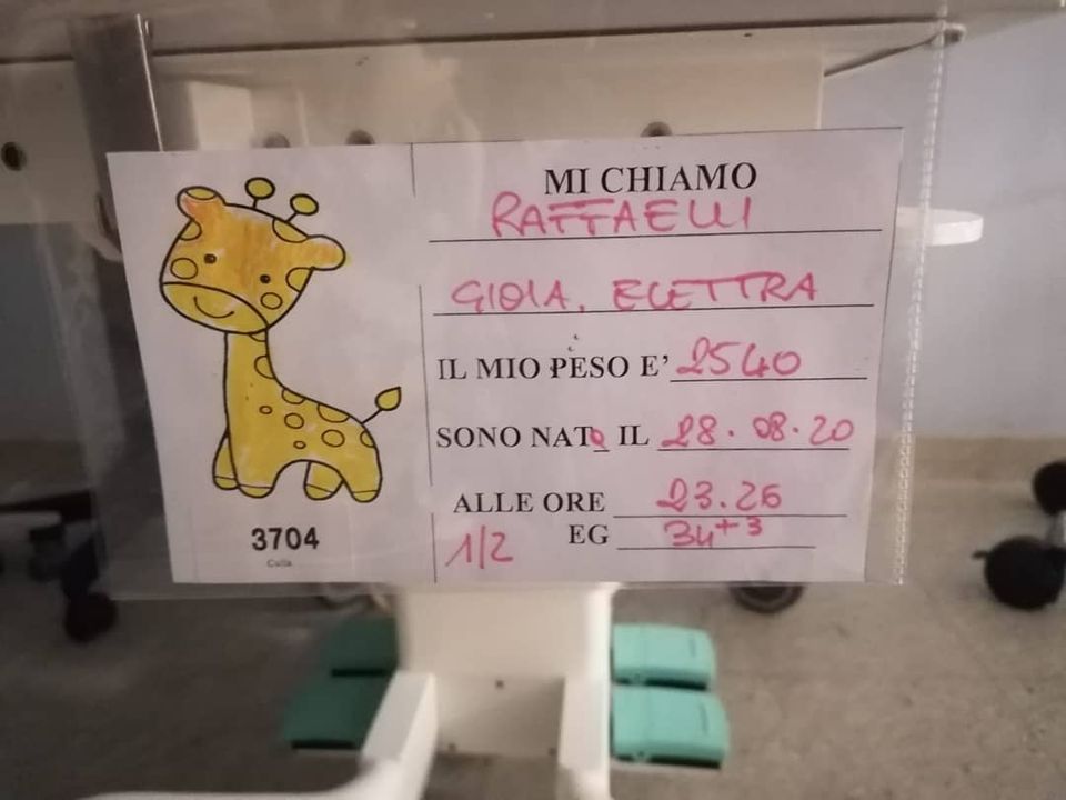 Benvenuta al mondo Gioia Elettra