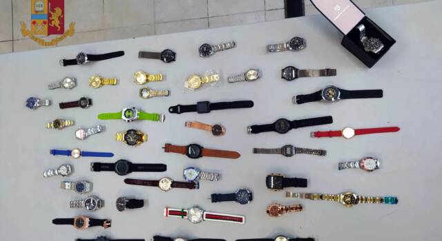 Falso d’autore a Viareggio: la Polizia di Stato sequestra una partita di orologi