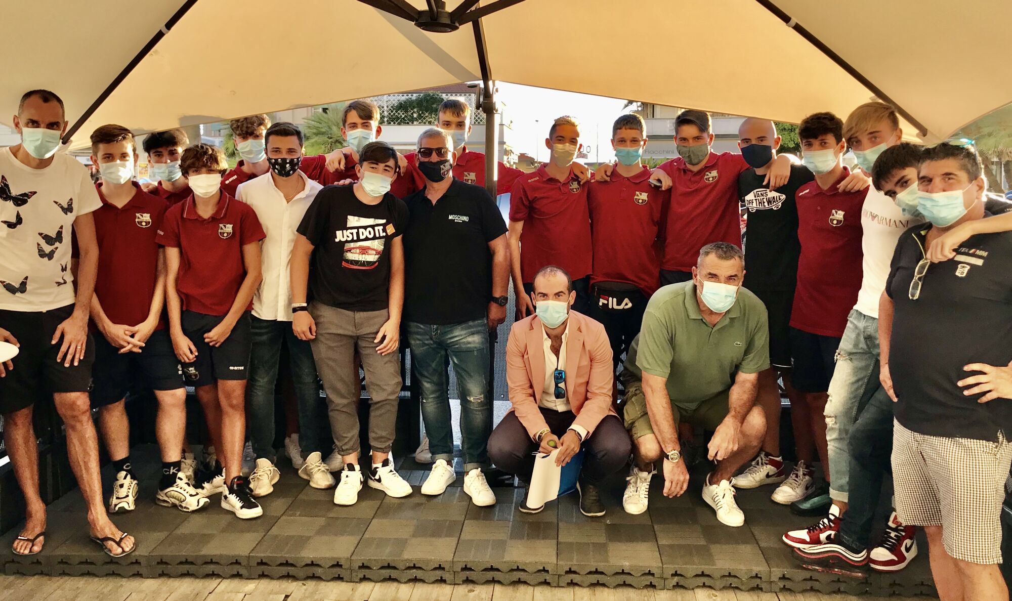 Il Camaiore Calcio presenta la squadra allievi regionali. Russo: “Fortunato ad avere ragazzi così”