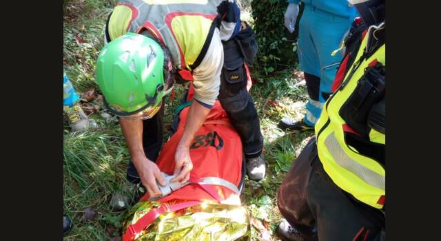 Si infortuna a Casoli, intervento del soccorso alpino