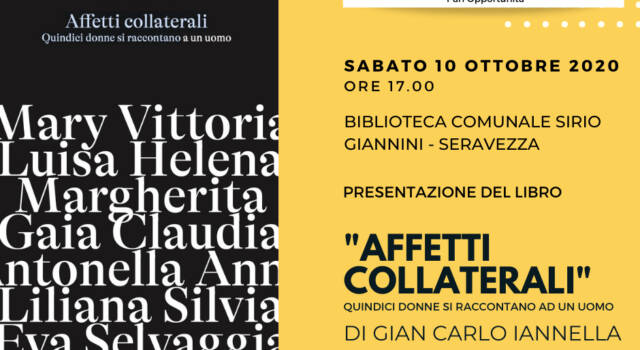 A Palazzo Mediceo si presenta il libro “Affetti collaterali” di Gian-Carlo Iannella