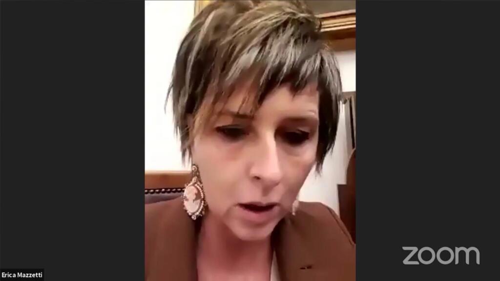 Erica Mazzetti diretta 25 novembre