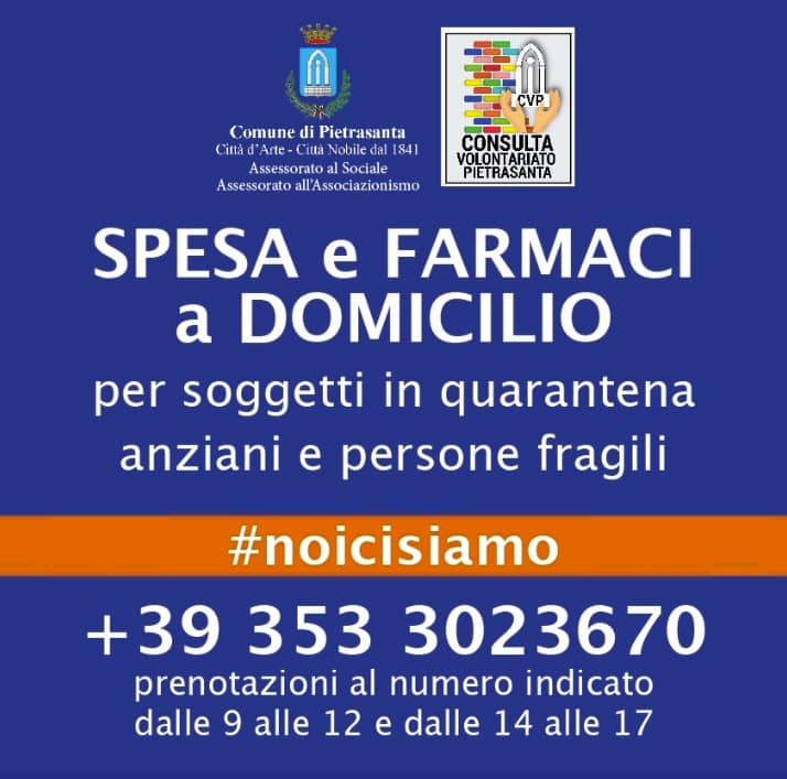 Locandina Spesa a Domicilio