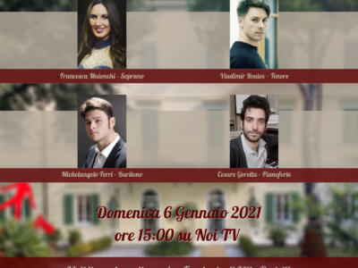 Villa Bertelli presenta “L’Epifania con NOI”, concerto lirico su NoiTV