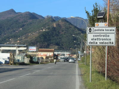 Punti di rilevamento fisso della velocità (60 km/h) in via Provinciale Vallecchia