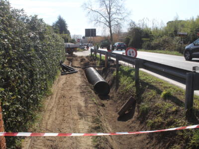 Strade sicure: Focette, in corso realizzazione attraversamento salva pedoni sulla via Aurelia tra via Cavour e via De Amicis