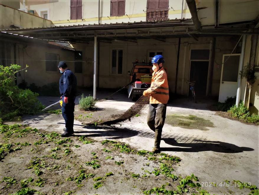 Lavori ex caserma carabinieri