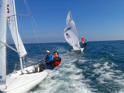 La Squadra 420 della Scuola Vela Mankin conclude con soddisfazione la trasferta a Formia