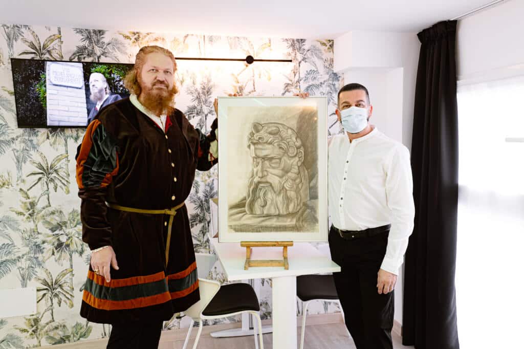Riproduzione testa di Mose di Michelangelo