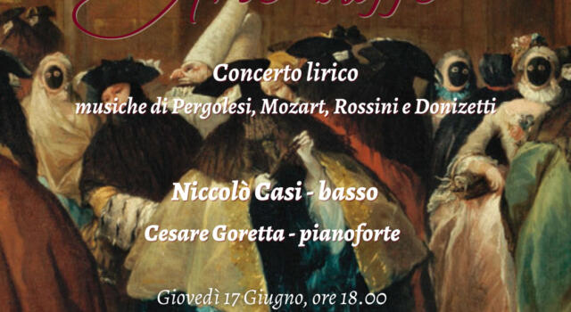 Villa Bertelli: concerto lirico con Cesare Goretta al pianoforte e Niccolò Casi basso