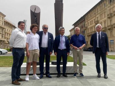 Viareggio: Inaugurata questa mattina la mostra a cielo aperto di Park Eun Sun