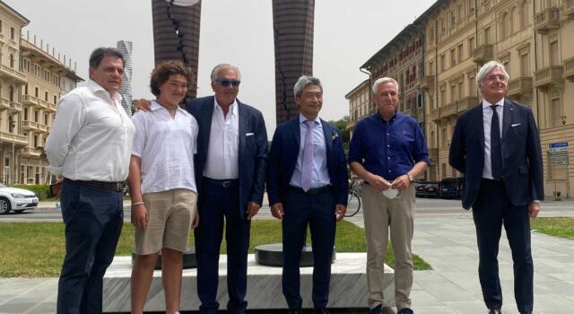 Viareggio: Inaugurata questa mattina la mostra a cielo aperto di Park Eun Sun