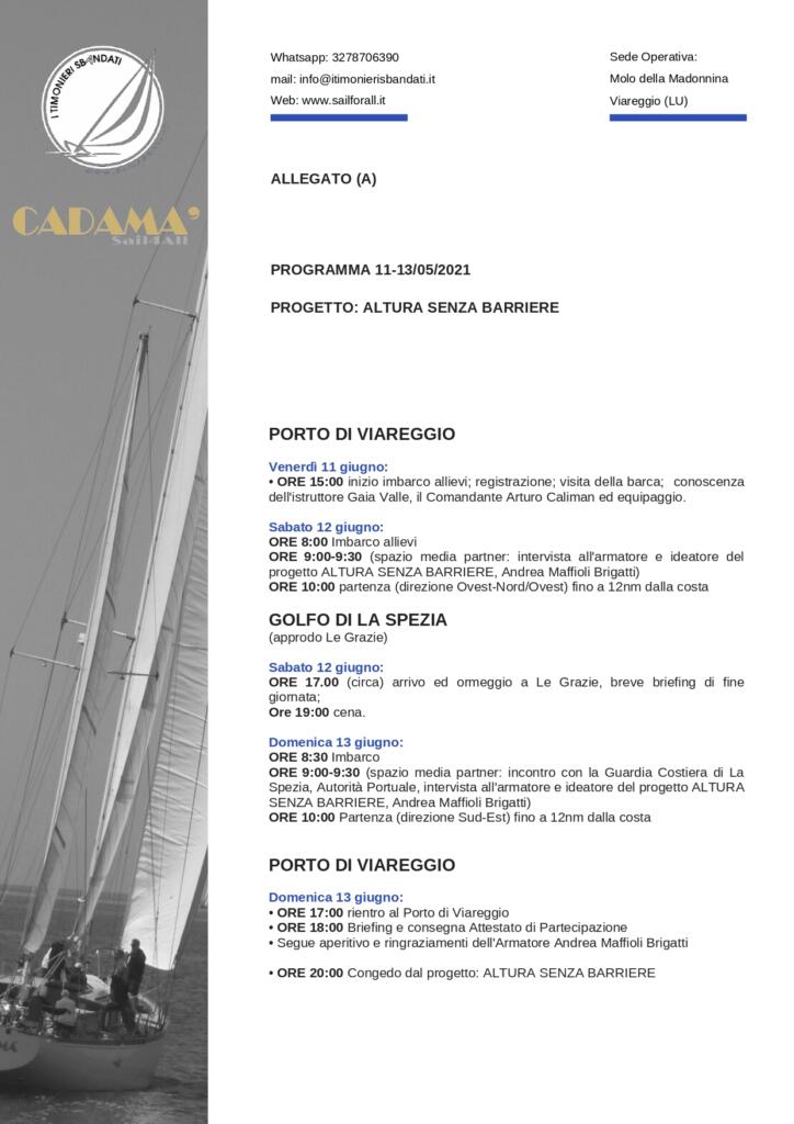 Programma ALTURA SENZA BARRIERE page 0001