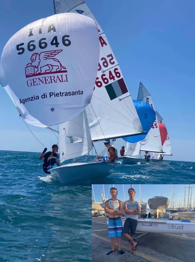40 Com Manuel Scacciati e Leonardo Giovannini qualificati per il 420 Junior European Championship 1
