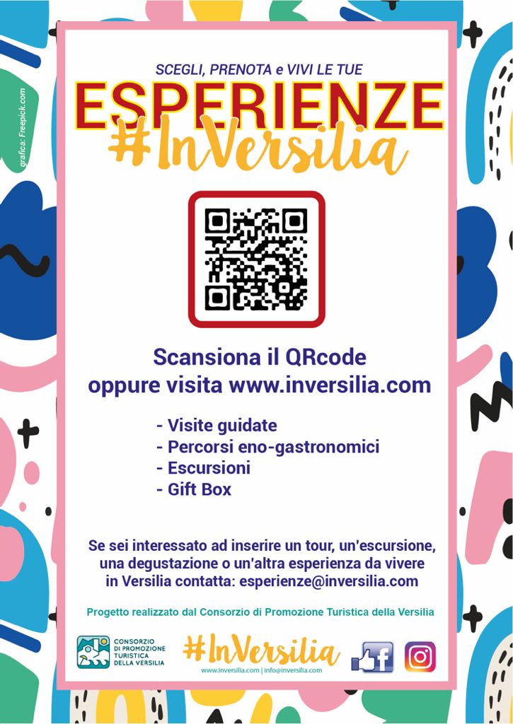 Turismo, un QR code per scegliere cosa fare in Versilia 1 La locandina con il QR Code da scansionare