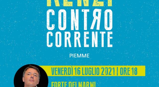 Matteo Renzi torna a Villa Bertelli con il nuovo libro Controcorrente