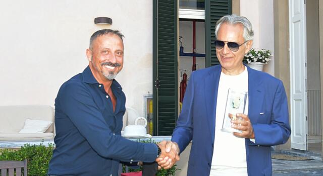 Premio Coriandolo d&#8217;Oro al maestro Andrea Bocelli