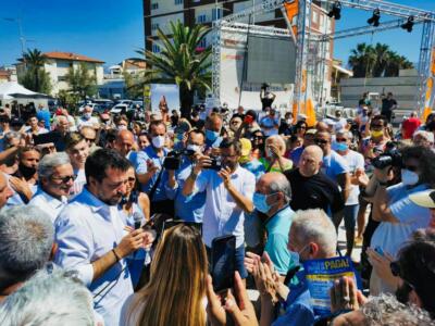 Salvini in Versilia: Centrodestra unito a guida Lega