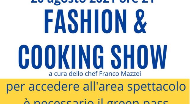 Cooking show con Franco Mazzei a Camaiore, appuntamento 20 agosto ore 21.15