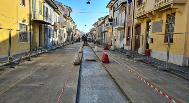 700 metri di nuove infrastrutture fognarie e acquedotto in via Machiavelli