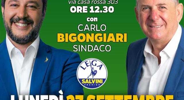 Salvini, Gelmini e Garavaglia a Massarosa per sostenere Carlo Bigongiari sindaco