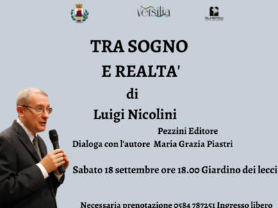 Luigi Nicolini a Villa Bertelli: il compositore, pianista e scrittore presenta il libro “Tra sogno e realtà”