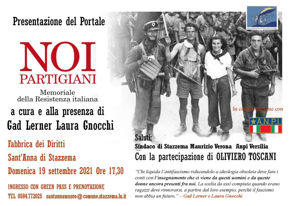 locandina Portale Noi Partigiani Lerner Gnocchi