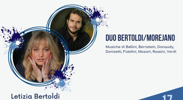 Il duo Bertoldi-Morejano alla rassegna Sentieri Musicali domenica 17 ottobre a Villa Bertelli