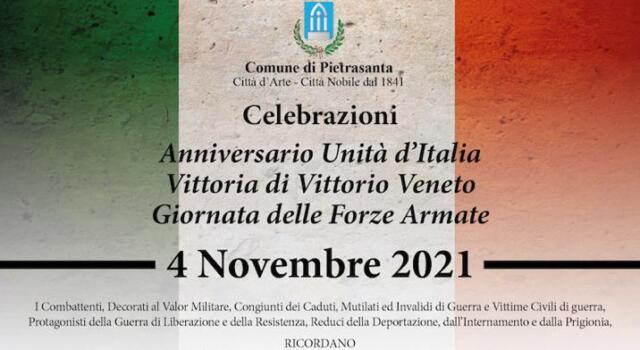 4 novembre 2021: Giornata Unità Nazionale e delle Forze Armate, a Strettoia 103° anniversario
