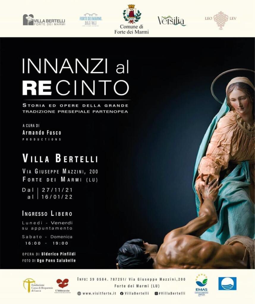 Locandina mostra Innanzi al recinto