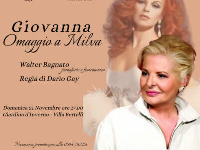 Omaggio a Milva, concerto di e con Giovanna Nocetti domenica 21 novembre a Villa Bertelli