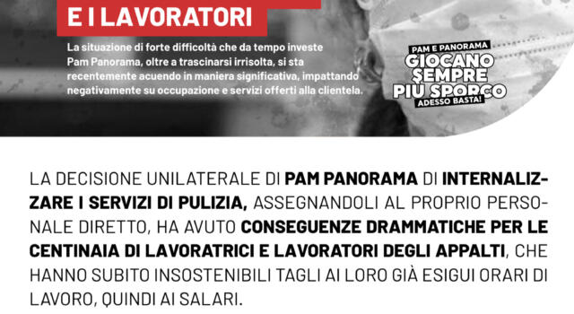 Sciopero domani del personale Pam Viareggio e Altopascio