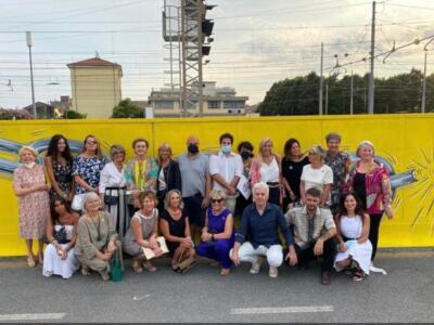 Prosegue il progetto Binario 10 per colorare il muro di via Ponchielli