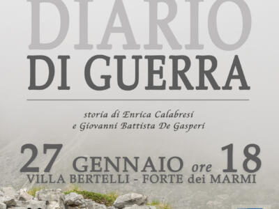 Comunicato stampa Diario di guerra Forte dei Marmi commemora Il Giorno della Memoria a Villa Bertelli