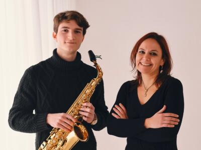 Concerto Sax&Piano con Lorenzo Simoni e Susanna Pagano a Villa Bertelli