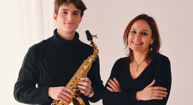 Concerto Sax&amp;Piano con Lorenzo Simoni e Susanna Pagano a Villa Bertelli