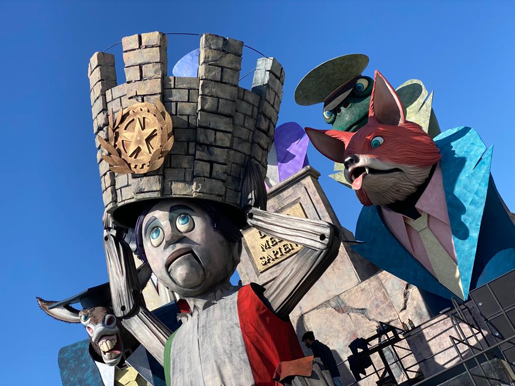 Carnevale di Viareggio particolari 2022