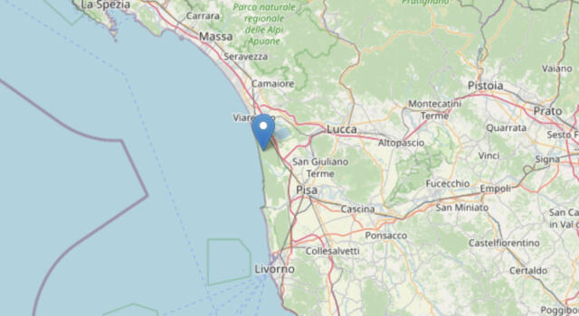 Terremoto di magnitudo 3.8 a Viareggio