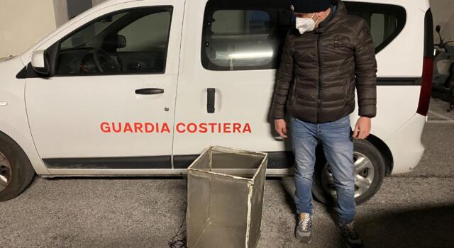 Pesca illegale: sequestro della Guardia Costiera a Viareggio