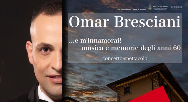 Omar Bresciani in “&#8230;e m’innamorai! Musica e memorie degli anni 60”, concerto-spettacolo Teatro Scuderie Granducali