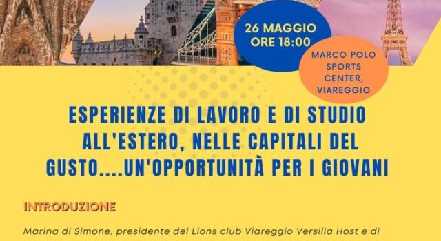 Incontro per le scuole organizzato dal Lions Club, ”Esperienze di