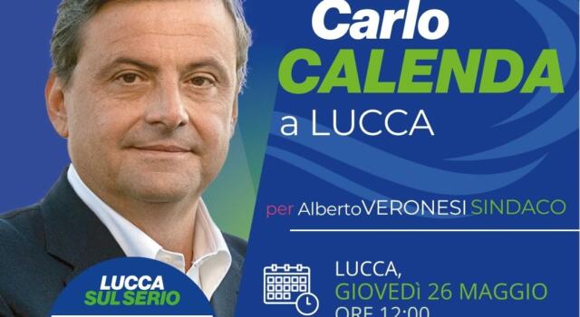 Carlo Calenda a Lucca a sostegno del terzo Polo