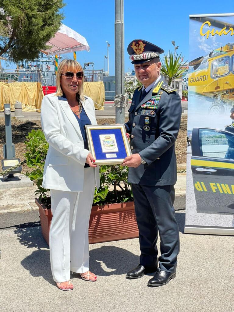 Effebi Managing Director Katia Balducci and Army Corps General Giuseppe Zafarana