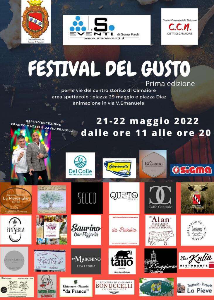 Arriva a Camaiore la prima edizione del "Festival del Gusto" il 21 e 22 maggio, piatti tipici e buona cucina protagonisti 1 gusto 2 1