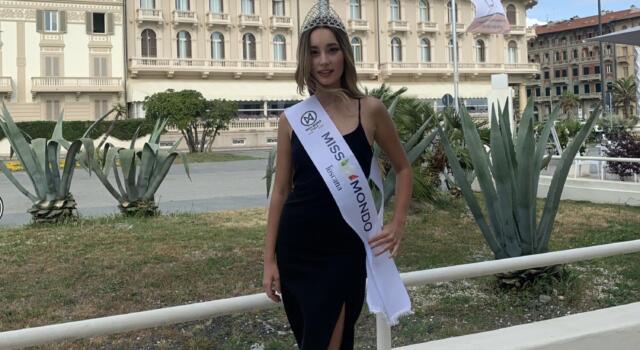 La viareggina Camilla Farnesi eletta Miss Mondo Toscana al Principe di Piemonte