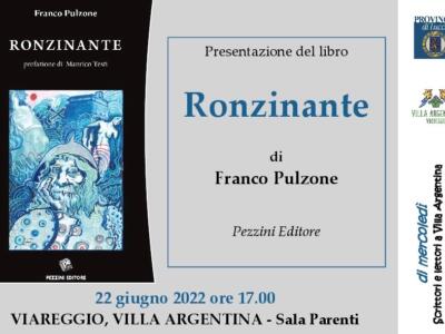 A Villa Argentina si presenta il libro  “Ronzinante” di Franco Pulzone